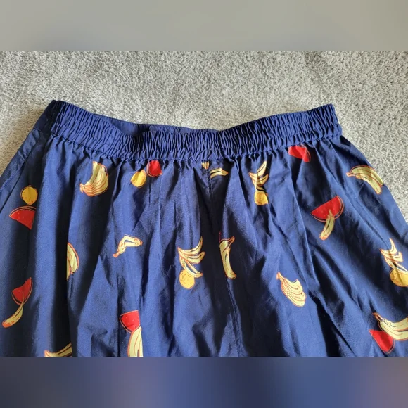 Modcloth A-Line Midi Skirt Fruit Print Size Med - Picture 6 of 6